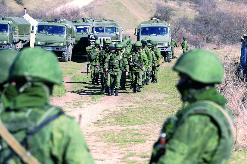 Binh sĩ Nga ở Crimea