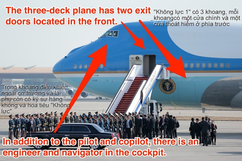 Điều gì khiến Air Force One trở thành pháo đài bay “độc nhất vô nhị“? ảnh 6 Điều gì khiến Air Force One trở thành pháo đài bay “độc nhất vô nhị“? ảnh 6