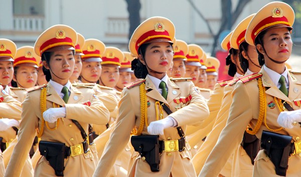 TP HCM diễu binh mừng ngày thống nhất ảnh 16