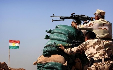 Các chiến binh Peshmerga đã chặn đứng bước tiến của nhóm IS trước khi chúng tiến tới các thành phố A rập