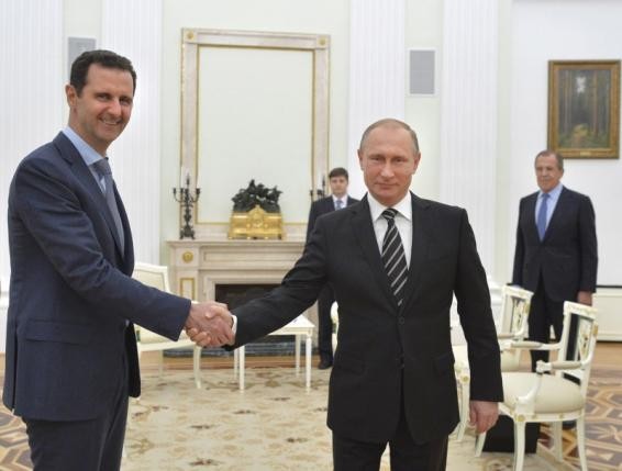 Ông Assad gặp tổng thống Nga Vladimir Putin