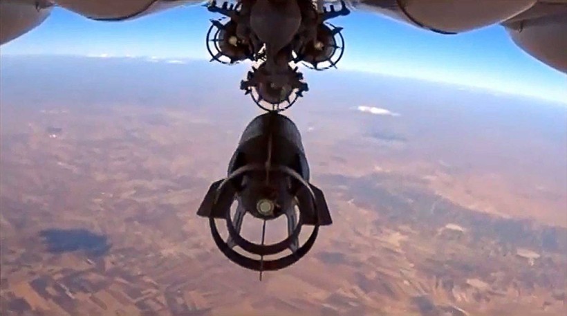 Không quân Nga không kích trên chiến trường Syria