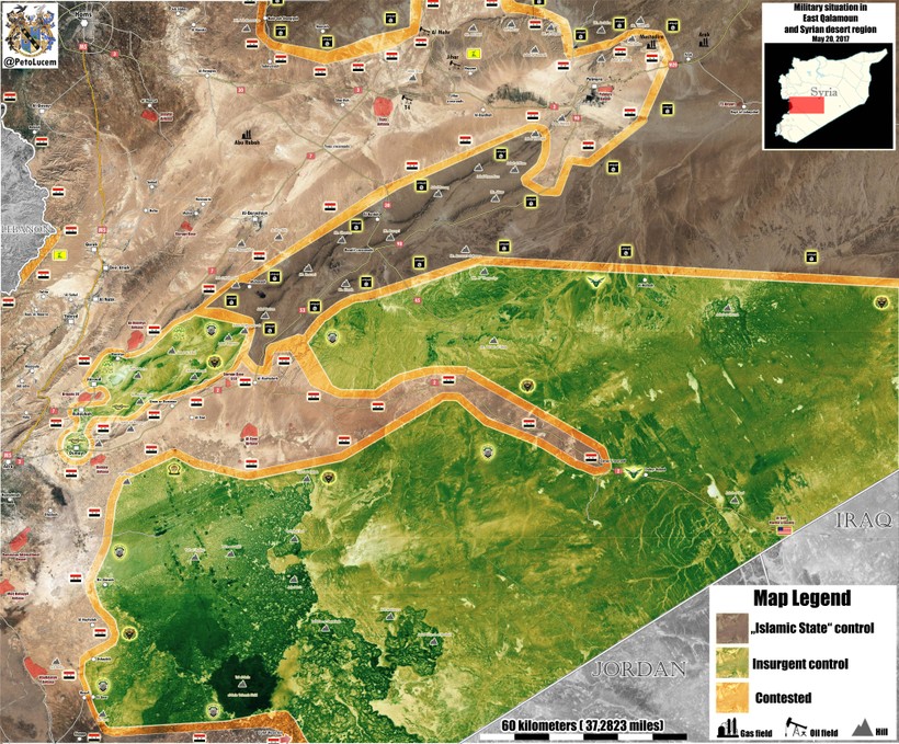 Chiến sự Syria: Quân Assad tấn công IS trên khắp các chiến tuyến (video) ảnh 1 Chiến sự Syria: Quân Assad tấn công IS trên khắp các chiến tuyến (video) ảnh 1