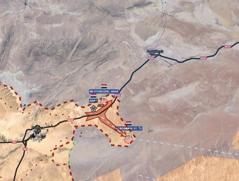 Không quân Nga ghìm đầu, quân đội Syria đè bẹp IS chiếm thị trấn chiến lược ảnh 1 Không quân Nga ghìm đầu, quân đội Syria đè bẹp IS chiếm thị trấn chiến lược ảnh 1