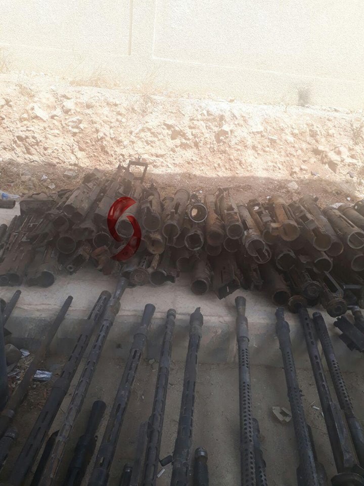 Army Seized Drone Factory, Large Number Of Weapons And Ammunition From ISIS In Uqayribat Area (Photos) Army Seized Drone Factory, Large Number Of Weapons And Ammunition From ISIS In Uqayribat Area (Photos)