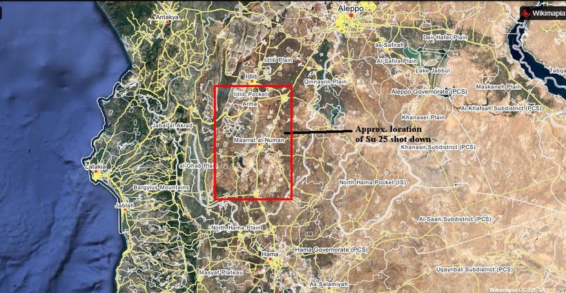 Nga phóng bão lửa Kalibr trả thù Su-25 bị bắn rơi tại Syria ảnh 1