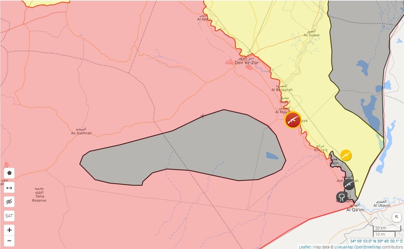 Nga càn quét yểm hộ, quân đội Syria đánh chiếm 600 km2 trên sa mạc Deir Ezzor ảnh 2 Nga càn quét yểm hộ, quân đội Syria đánh chiếm 600 km2 trên sa mạc Deir Ezzor ảnh 2