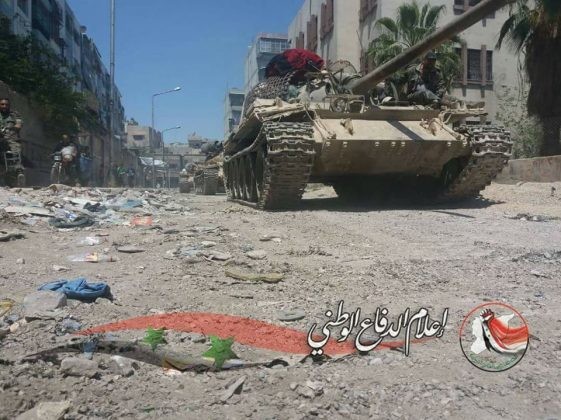 Quân đội Syria tiến đánh dữ dội IS tử thủ nam Damascus ảnh 2 Quân đội Syria tiến đánh dữ dội IS tử thủ nam Damascus ảnh 2