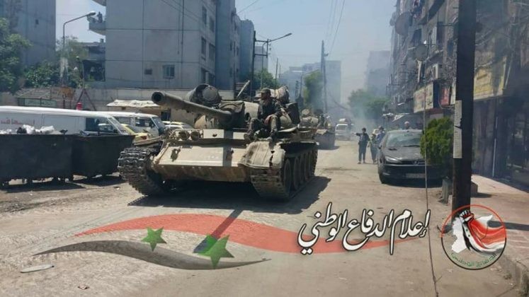 Quân đội Syria tiến đánh dữ dội IS tử thủ nam Damascus ảnh 3 Quân đội Syria tiến đánh dữ dội IS tử thủ nam Damascus ảnh 3