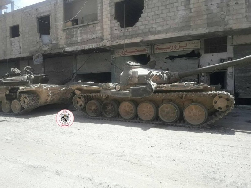 Nga yểm trợ, quân Assad đánh rát IS tại tử địa nam Damasscus ảnh 6 Nga yểm trợ, quân Assad đánh rát IS tại tử địa nam Damasscus ảnh 6