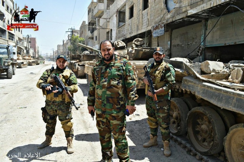 Nga yểm trợ, quân Assad đánh rát IS tại tử địa nam Damasscus ảnh 11 Nga yểm trợ, quân Assad đánh rát IS tại tử địa nam Damasscus ảnh 11