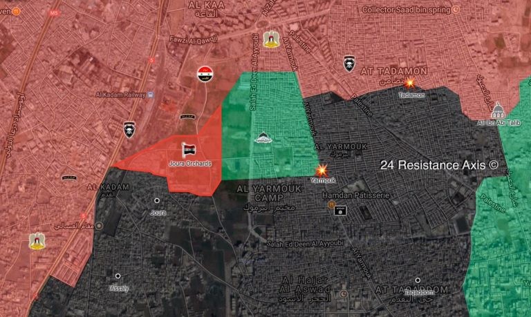 Quân đội Syria chuyển hướng đánh diệt IS cố thủ nam Damascus ảnh 1 Quân đội Syria chuyển hướng đánh diệt IS cố thủ nam Damascus ảnh 1