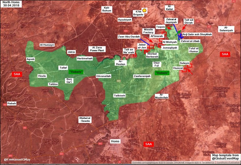 “Hổ Syria” đe khai hỏa, quân thánh chiến ở Homs lập tức xin hàng ảnh 1 “Hổ Syria” đe khai hỏa, quân thánh chiến ở Homs lập tức xin hàng ảnh 1