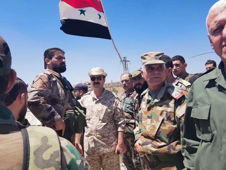 Quân đội Syria giải phóng khu dập nước trên thung lũng Yarmouk. Ảnh minh họa South Front