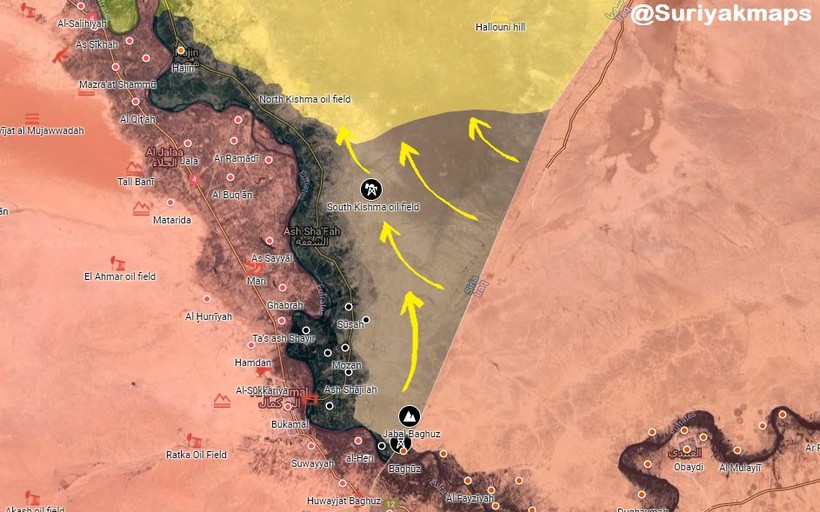 Lực lượng khủng bố IS tấn công SDF ở Deir Ezzor. Ảnh minh họa South Front
