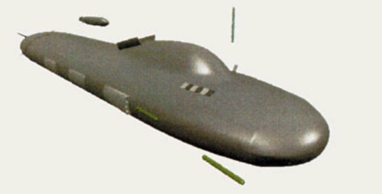 Thiết kế hoàn toàn mới của tàu ngầm Sub 2000. Ảnh Popular Mechanics