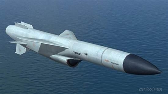 Tên lửa chống hạm siêu âm P-500 Bazalt của Hải quân Nga. Ảnh Wartools Tên lửa chống hạm siêu âm P-500 Bazalt của Hải quân Nga. Ảnh Wartools