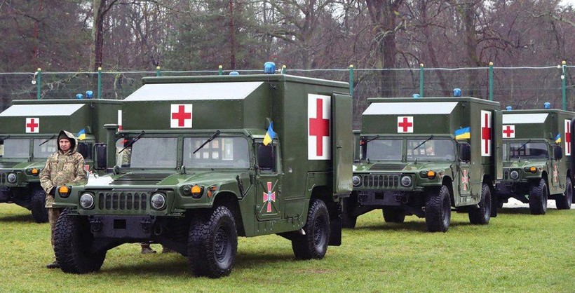 Xe quân y dã chiến cơ động quân đội Ukraine. Ảnh mil.in.ua