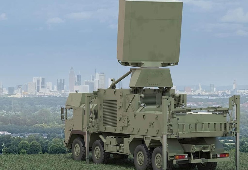 Trạm radar Hensoldt TRML-4D. Ảnh mil.im.ua