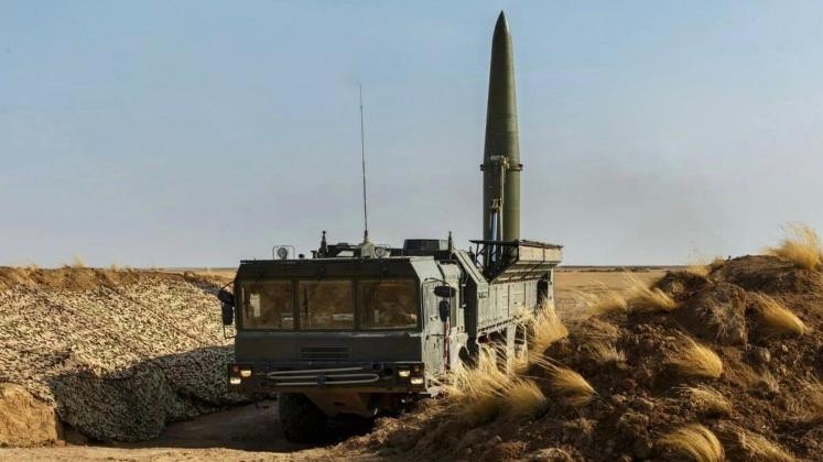 Hệ thống tên lửa đạn đạo Iskander-M của Nga. Ảnh Military Watch