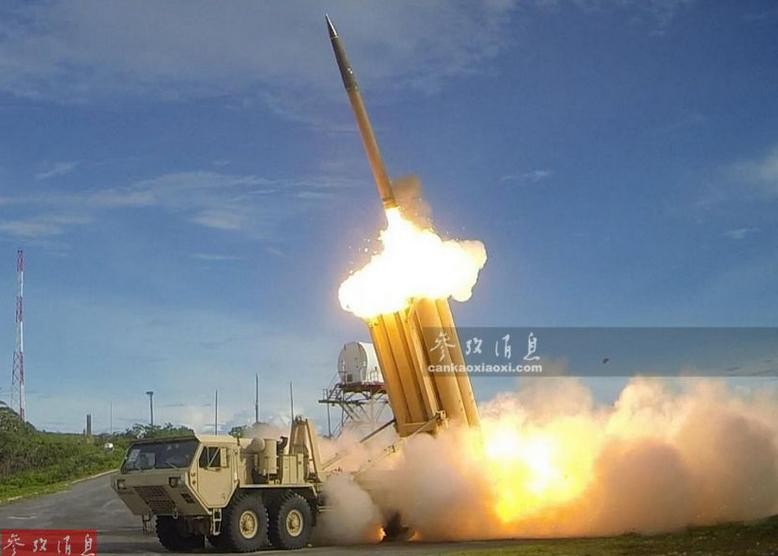 Hệ thống phòng thủ khu vực tầm cao giai đoạn cuối (THAAD) Mỹ. Ảnh: Tin tức Tham khảo, Trung Quốc.