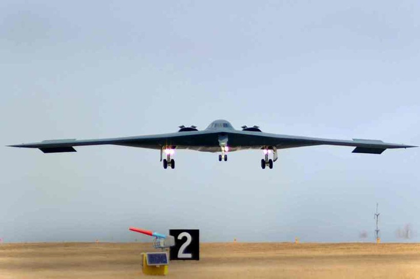 Máy bay ném bom chiến lược tàng hình B-2 của Không quân Mỹ (ảnh tư liệu)