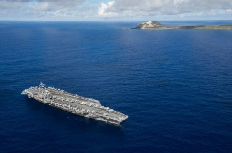 Tàu sân bay động cơ hạt nhân USS Ronald Reagan Hải quân Mỹ (ảnh tư liệu)