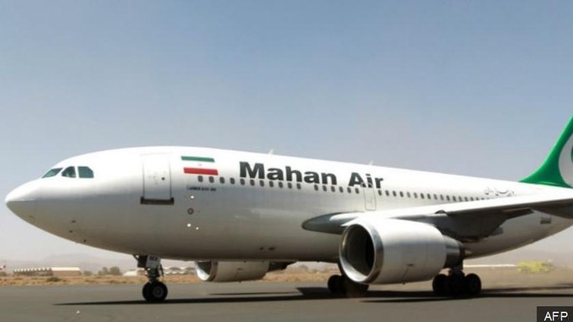 Máy bay của Công ty hàng không Mahan. Ảnh: BBC