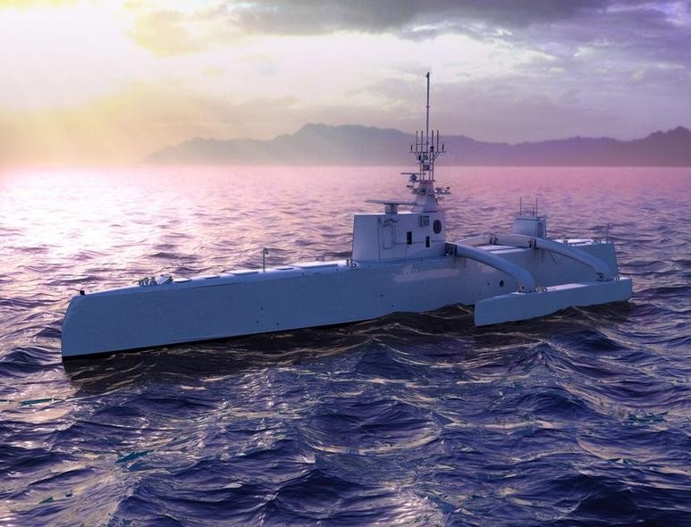 Tàu săn ngầm không người lái (ACTUV) Mỹ. Ảnh: Cankao