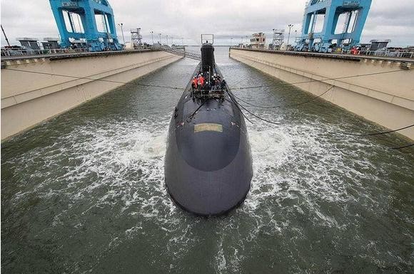 Tàu ngầm hạt nhân tấn công USS John Warrner SSSN-785 hải quân Mỹ (ảnh tư liệu)