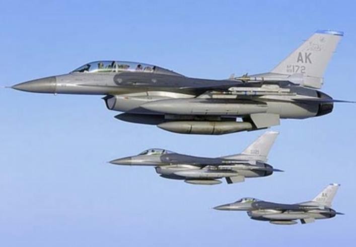 Máy bay chiến đấu F-16 do Mỹ chế tạo. Ảnh: Eastday.