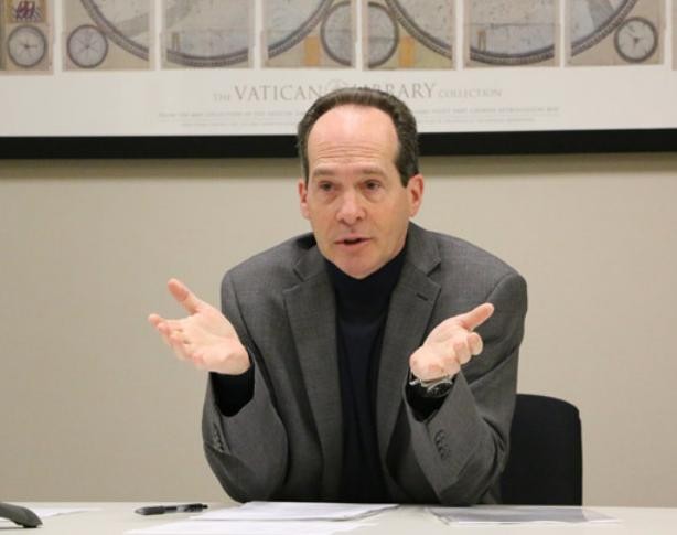 Chủ tịch Ủy ban toàn quốc thương mại Mỹ - Trung John Frisbie. Ảnh: Chinadaily.