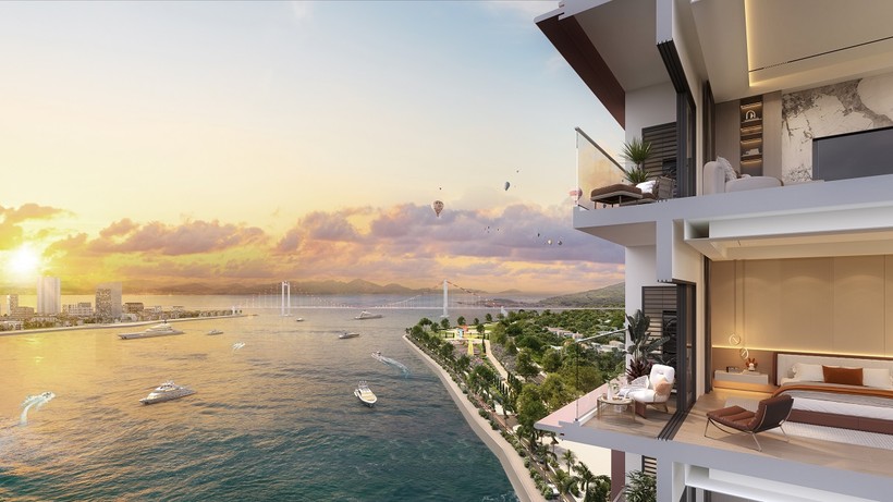 Tầm nhìn “360 độ không góc chết” từ căn hộ The Symphony. Ảnh phối cảnh minh họa Sun Property A5 (1).jpg