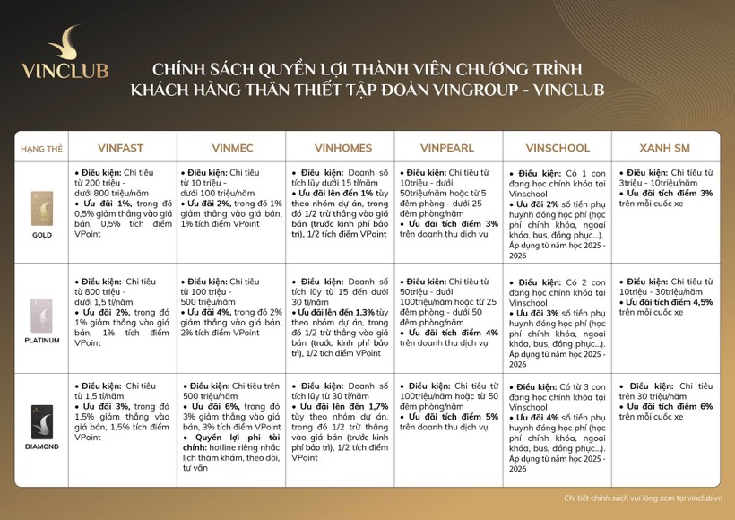 VinClub mang đến những đặc quyền hấp dẫn cho khách hàng thân thiết khi sử dụng các sản phẩm, dịch vụ thuộc hệ sinh thái Vingroup 240808_VGR_TCBC Ra mat Vinclub_A1.jpg