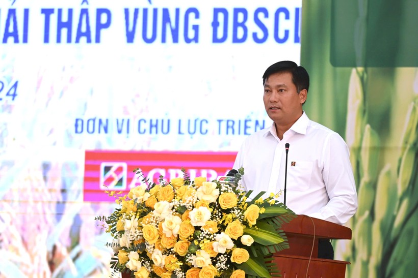 Tổng Giám đốc Agribank Phạm Toàn Vượng phát biểu tại Hội nghị Ảnh 4.jpg