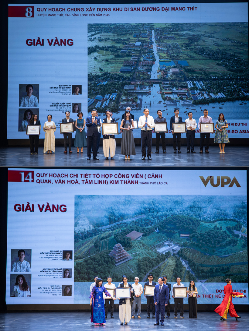 Hai đồ án do T&T Group tài trợ kinh phí lập ý tưởng/đồ án quy hoạch cũng đã được vinh danh giải Vàng Ảnh 5_Trao giải Vàng cho 2 dự án tài trợ kinh phí lập đồ án quy hoạch.png
