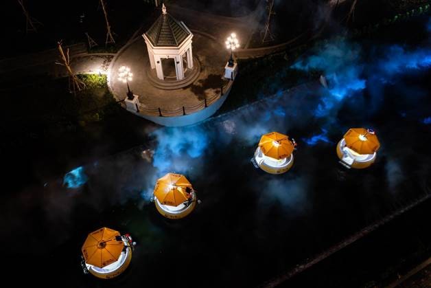 Khung cảnh siêu thực trên Dòng sông Ánh sáng tại đại đô thị T&amp;T City Millennia