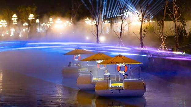 Dòng sông Ánh sáng khi được vận hành có thể tổ chức các sự kiện lớn phục vụ đông người