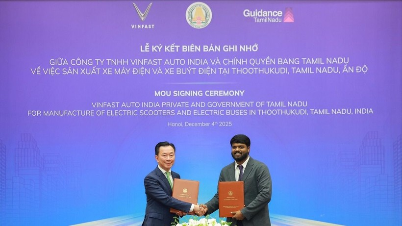 Vinfast công bố mở rộng nhà máy Tamil Nadu, hướng tới sản xuất xe buýt, xe máy điện tại Ấn Độ