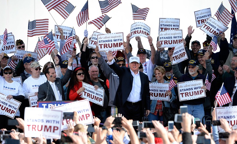Ông Trump giành được sự ủng hộ của nhiều cử tri nhờ phong cách thẳng thắn kiểu gây sốc