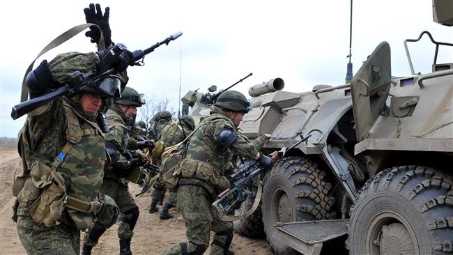 Binh sĩ Nga trong cuộc tập trận tại Chechnya