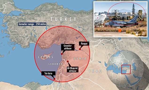 Tên lửa S-400 Nga bảo vệ căn cứ không quân ở Latakia