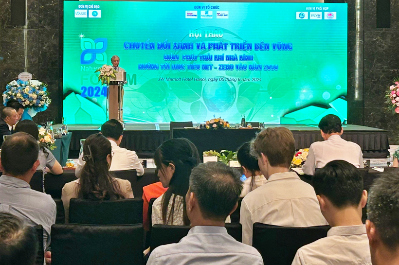 Hội thảo thu hút đông đảo các chuyên gia, nhà khoa học, doanh nghiệp, đơn vị tín dụng tham dự. Ảnh: Phương Thảo. ảnh.png