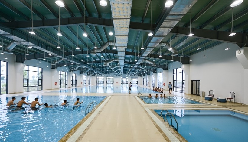 02 bể trị liệu đối cực, 01 bể vật lý trị liệu dưới nước tại PVF Hưng Yên.