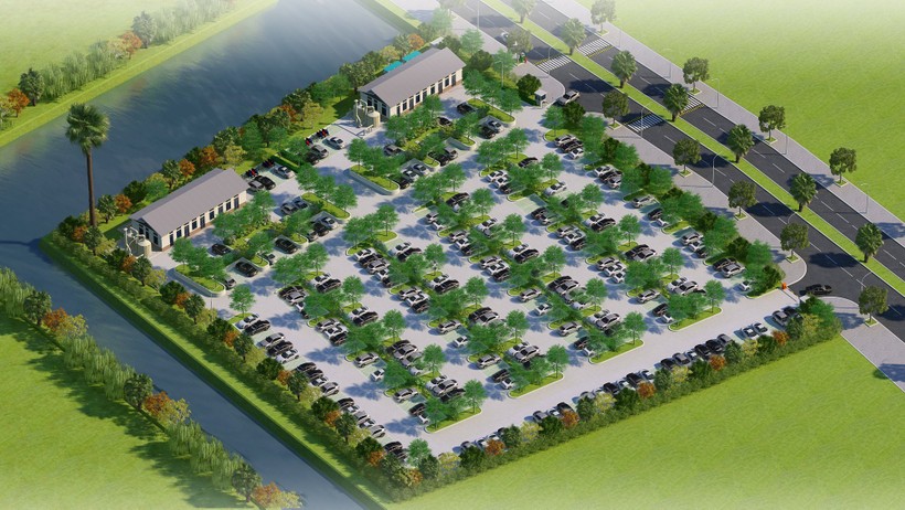 Hình ảnh phối cảnh dự án nhà máy xử lý nước thải thứ4 (trạm số 2) khu đô thị Ecopark Hình ảnh phối cảnh dự án nhà máy xử lý nước thải thứ4 (trạm số 2) khu đô thị Ecopark