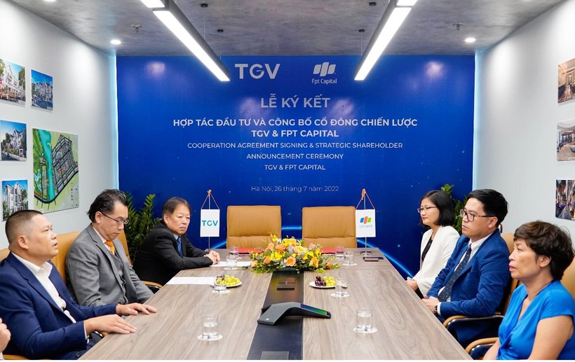 Đại diện TGV và FPT Capital tham gia Lễ ký kết hợp tác