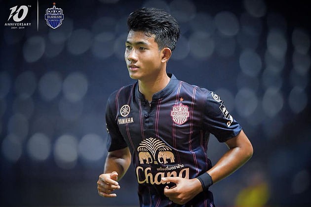 King's Cup 2019: Điểm mặt hàng công Thái Lan ảnh 3 Trong mùa giải thứ 2 đá cho Buriam United, tiền đạo trẻ này đã có 1 bàn thắng sau 8 lần ra sân (ảnh CLB)
