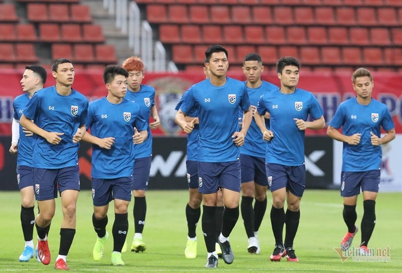 ĐT Thái Lan là đối thủ trực tiếp của Việt Nam. Ảnh FAT.