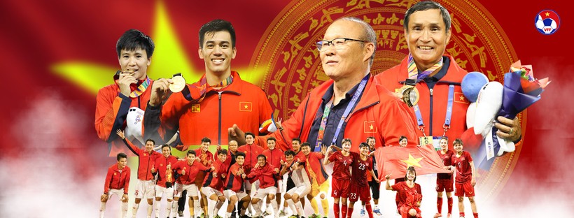 Chúng ta đã vô địch cả bóng đá nam lẫn nữ. Ảnh VFF