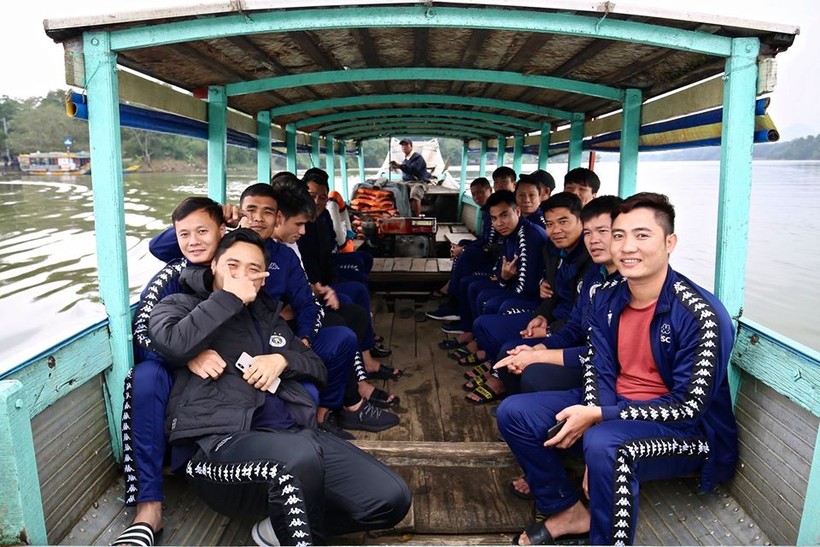 Phút thư giãn. Ảnh HNFC